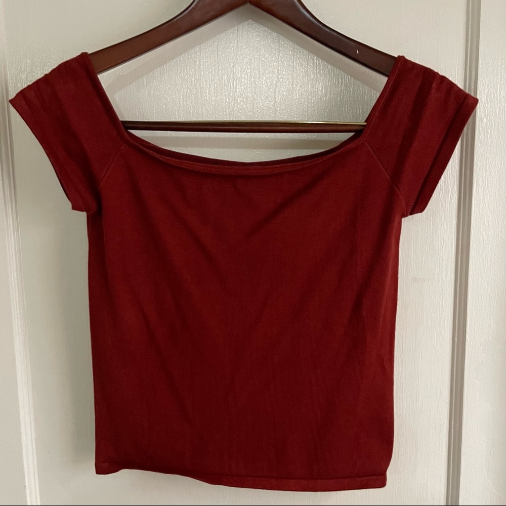 Forever 21 cropped off shoulder top